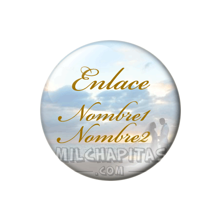 Chapa de Bodas: Enlace y nombres
