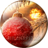 Chapa de Navidad: Bola helada