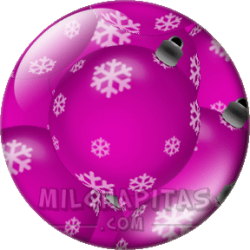 Bolas de Navidad rosa fucsia