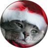 Chapa de Navidad: Gatito Navidad