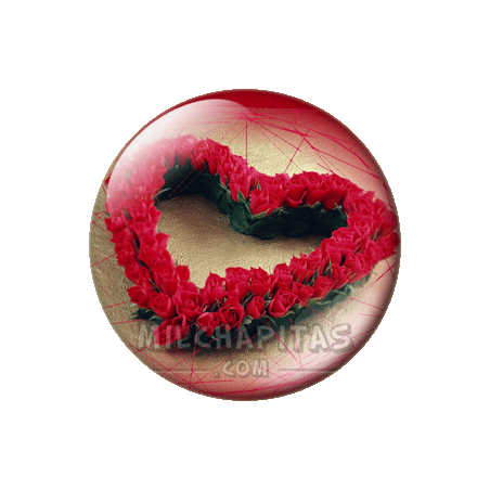 Corazón de rosas