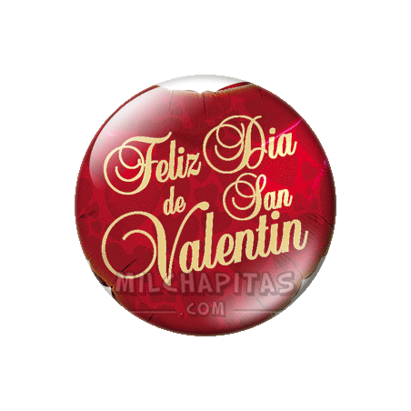 Chapa de San Valentín: Feliz San Valentín 2