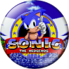 Chapa de Sonic: Pantalla inicial Sonic MegraDrive
