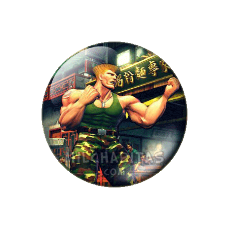 Chapa de Street Fighter: Guile
