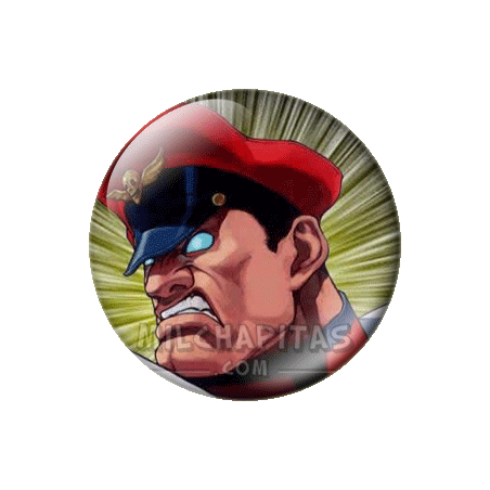 Chapa de Street Fighter: M. Bison