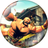 Chapa de Street Fighter: Zangief saltando