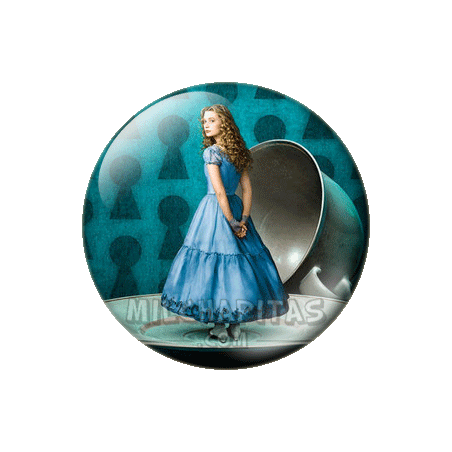 Chapa de Alicia en el País de las Maravillas: Alicia 1