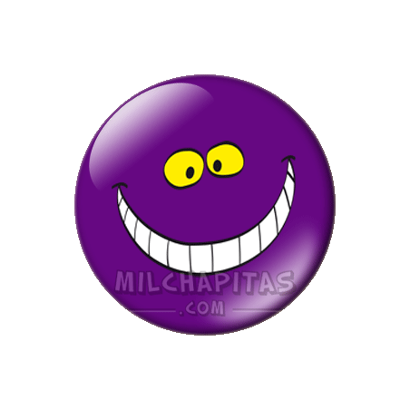 Chapa de Alicia en el País de las Maravillas: Sonrisa gato de Cheshire 1
