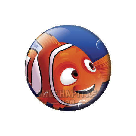 Chapa de Buscando a Nemo: Nemo saludando