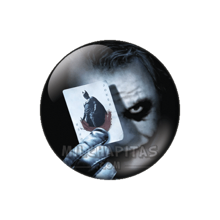 Chapa de El caballero oscuro: Joker carta
