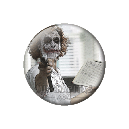 Chapa de El caballero oscuro: Joker enfermera