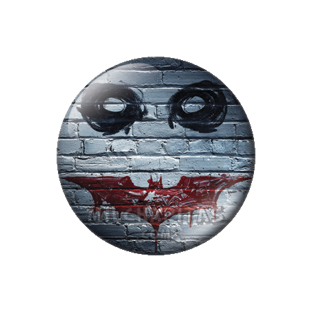 Chapa de El caballero oscuro: Sonrisa pared