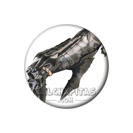 Chapa de El Señor de los Anillos: Anillo en la mano de Sauron
