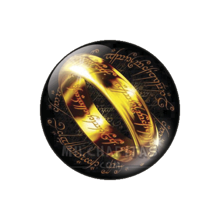 Chapa de El Señor de los Anillos: Anillo único