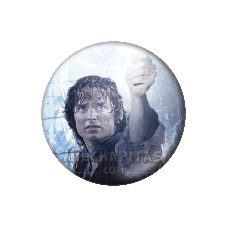 Chapa de El Señor de los Anillos: Frodo con anillo