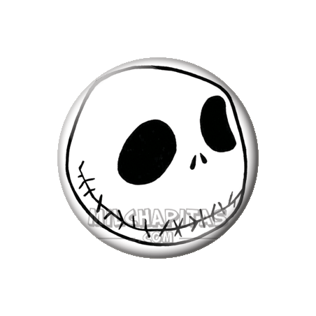 Chapa de Pesadilla antes de Navidad: Jack Skellington 2