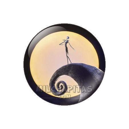 Chapa de Pesadilla antes de Navidad: Jack Skellington Cantando