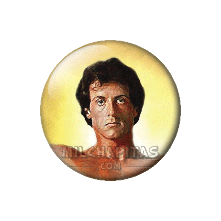 Chapa de Rocky Balboa: Cara Rocky Balboa