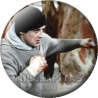 Chapa de Rocky Balboa: Rocky entrenando