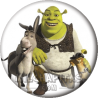 Chapa de Shrek: Asno, Gato y Shrek