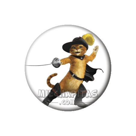 Chapa de Shrek: Señor gato 2