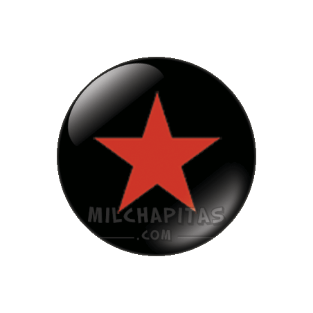 Chapa de Reivindicativas: Estrella revolucionaria
