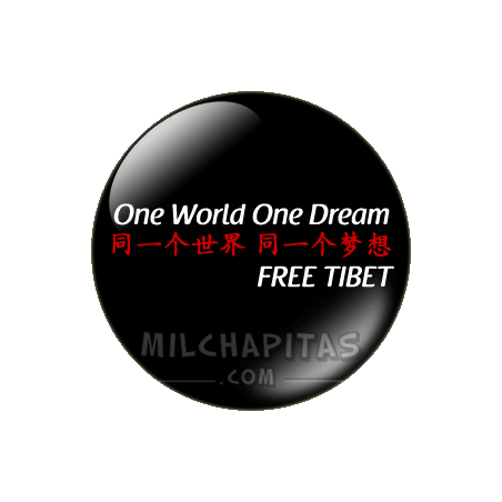 Chapa de Reivindicativas: Free Tibet