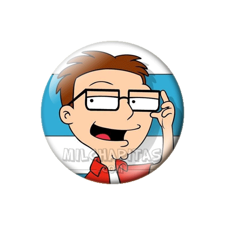 Chapa de American Dad: Steve AD
