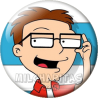Chapa de American Dad: Steve AD