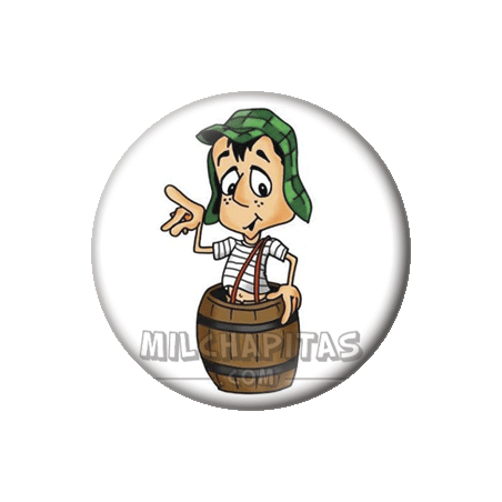 Chapa de El chavo del ocho: Caricatura el chavo