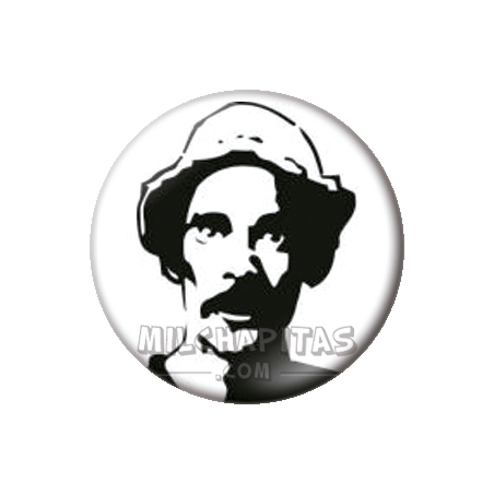 Chapa de El chavo del ocho: Don ramon B/N