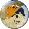 Chapa de El Gato Isidoro: Isidoro y Brutus