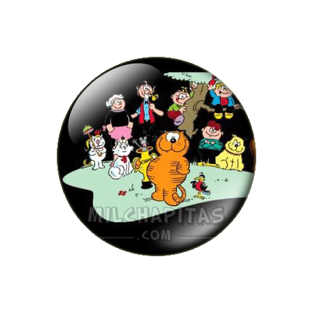 Chapa de El Gato Isidoro: Isidoro y familia