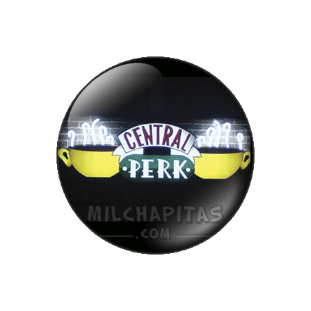 Chapa de Friends: Logo Central Perk