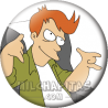 Chapa de Futurama: Fry surfer