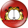Chapa de Garfield: Garfield asomado