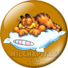 Chapa de Garfield: Garfield descansando