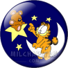 Chapa de Garfield: Garfield en la luna