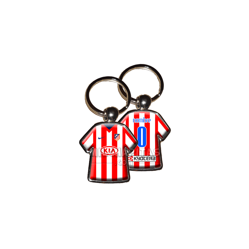 Llavero camiseta Atlético de Madrid (Primera camiseta 09/10)