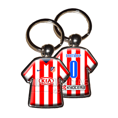 Llavero camiseta Atlético de Madrid (Primera camiseta 09/10)