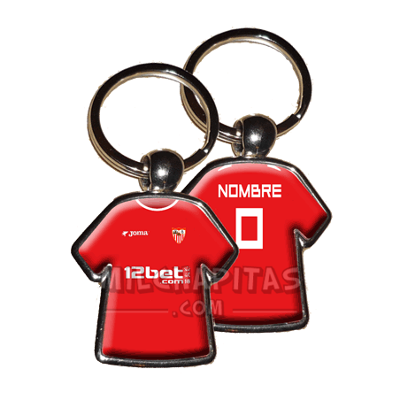 Llavero camiseta Sevilla FC (Segunda camiseta 09/10)