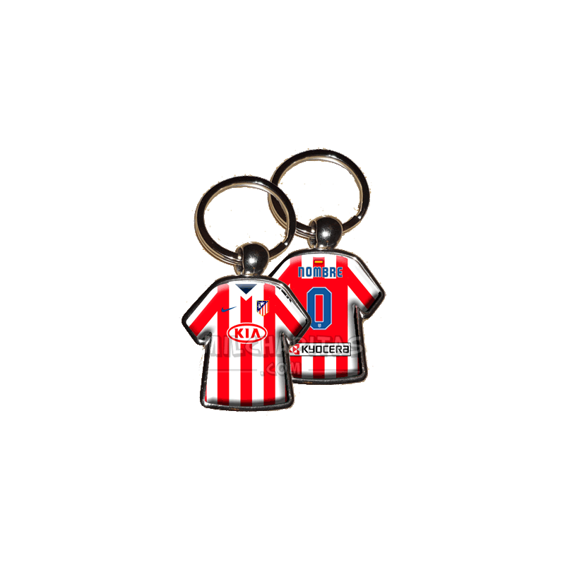 Llavero camiseta Atlético de Madrid (Primera camiseta 10/11)
