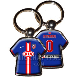 Llavero camiseta Atlético de Madrid (Segunda camiseta 10/11)