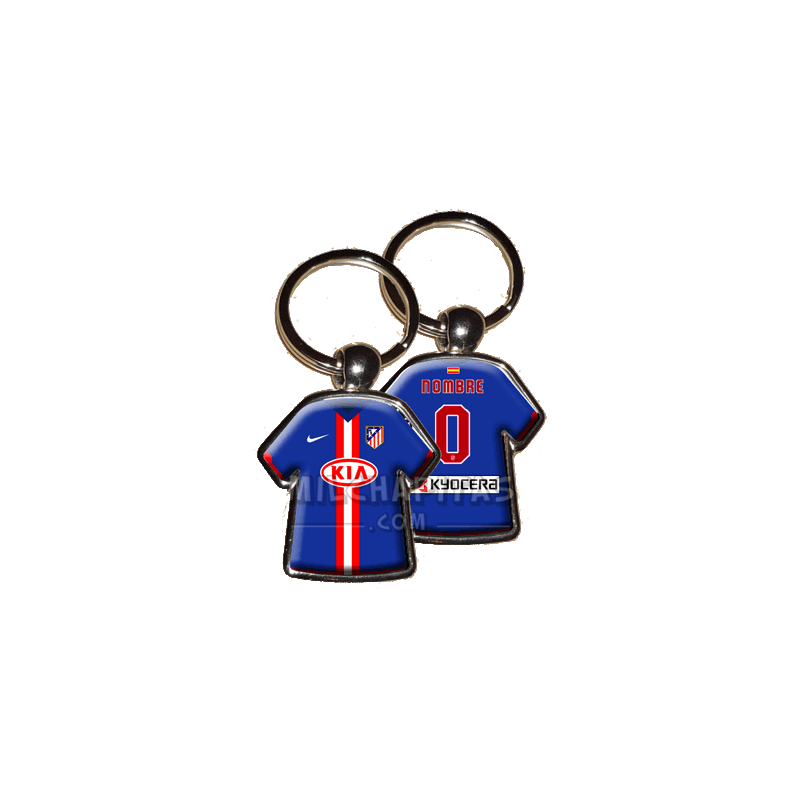 Llavero camiseta Atlético de Madrid (Segunda camiseta 10/11)