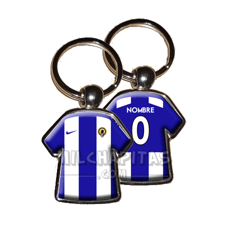 Llavero camiseta Hércules (Primera camiseta 10/11)