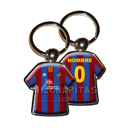 Llavero camiseta Levante (Primera camiseta 10/11)