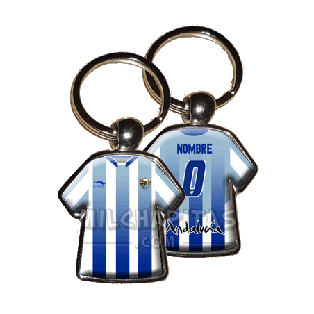 Llavero camiseta Málaga CF (Primera camiseta 10/11)