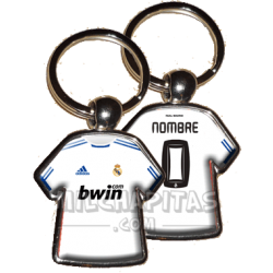 Llavero camiseta Real Madrid (Primera camiseta 10/11)