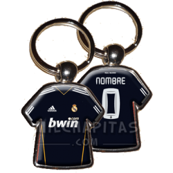 Llavero camiseta Real Madrid (Segunda camiseta 10/11)