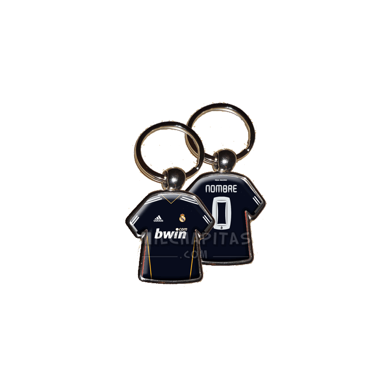 Llavero camiseta Real Madrid (Segunda camiseta 10/11)